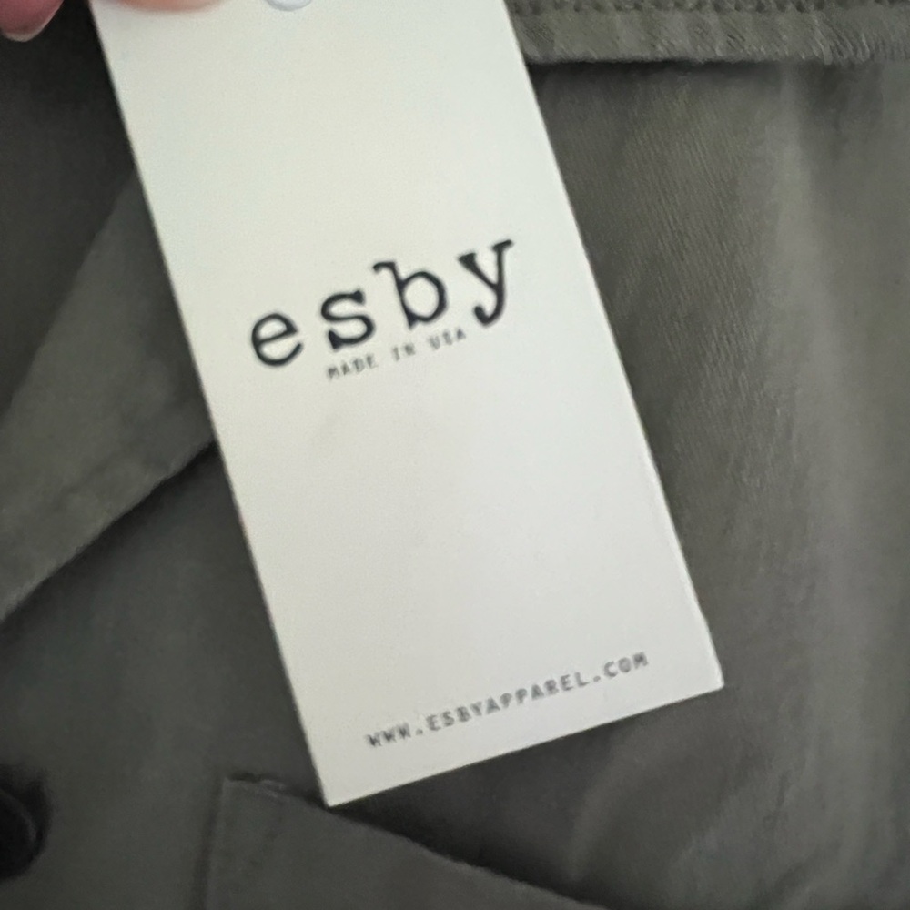 NWT esby apparel sammie jacket olive twill size M - Picture 3 of 10